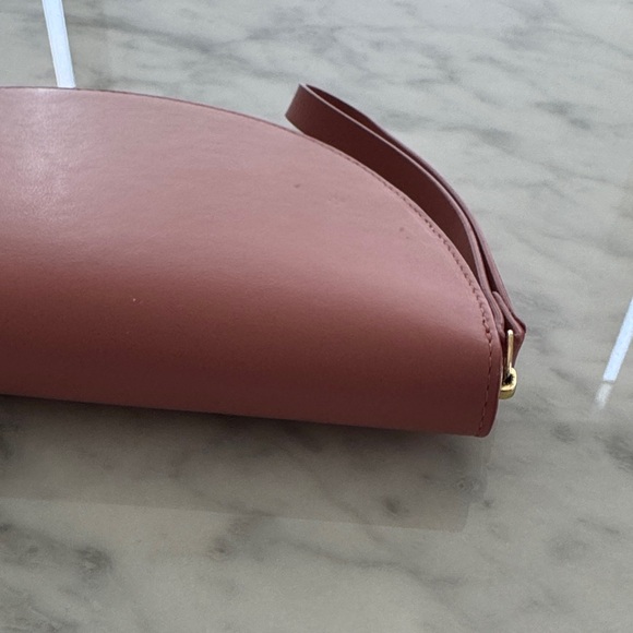 Mansur Gavriel Half Moon Wristlet in Pink Blush - Picture 9 of 10